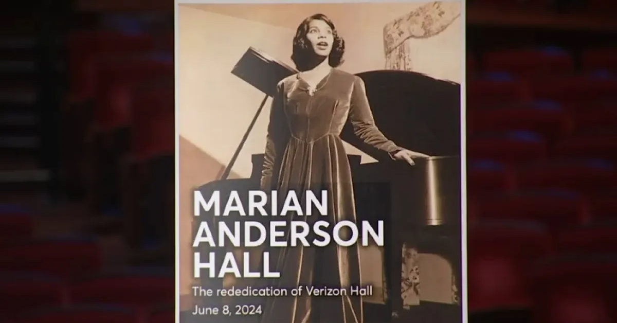 You are currently viewing Verizon Hall no more: Venue to be rededicated as Marian Anderson Hall